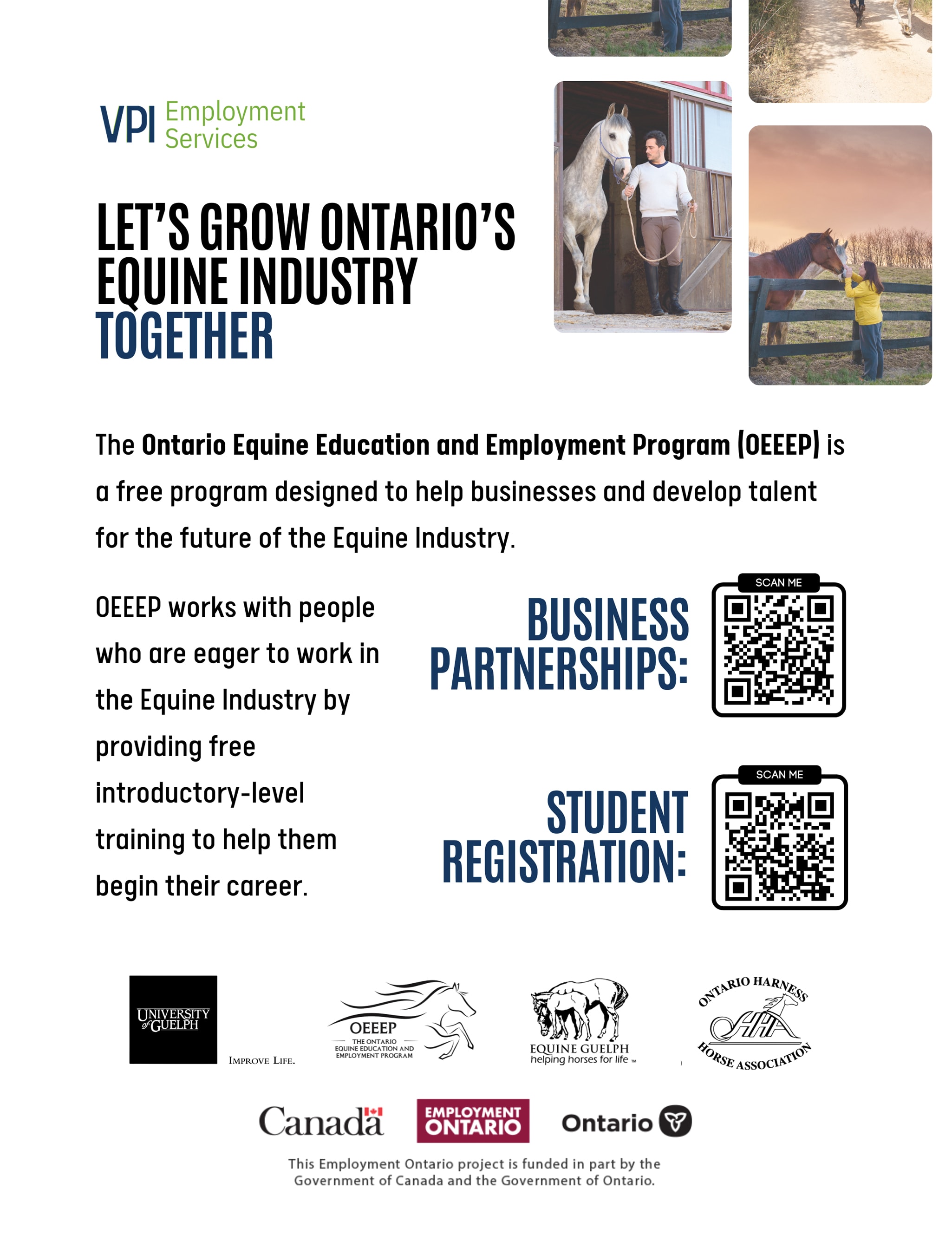 Ontario Equine Education and Employment Program