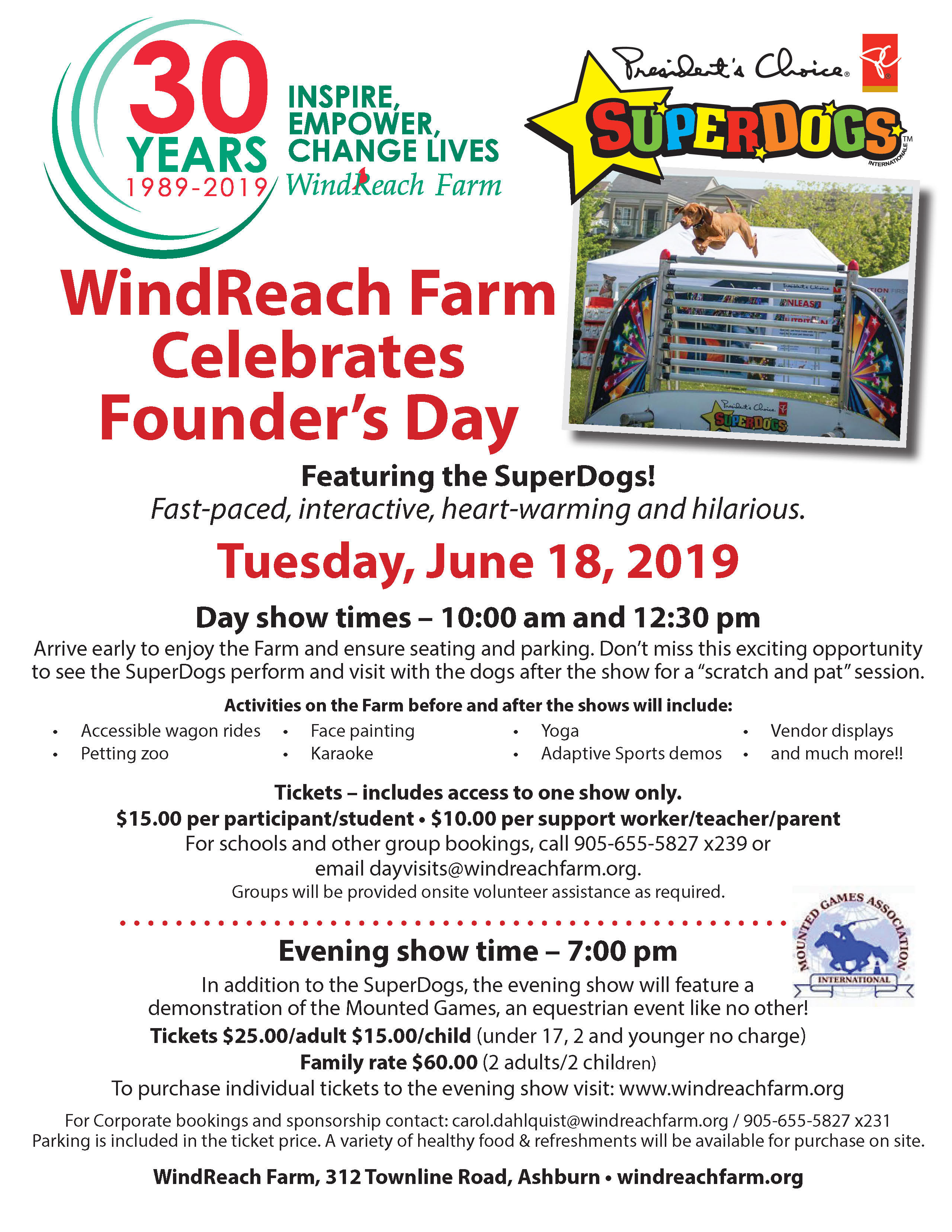 Windreach Founder's Day