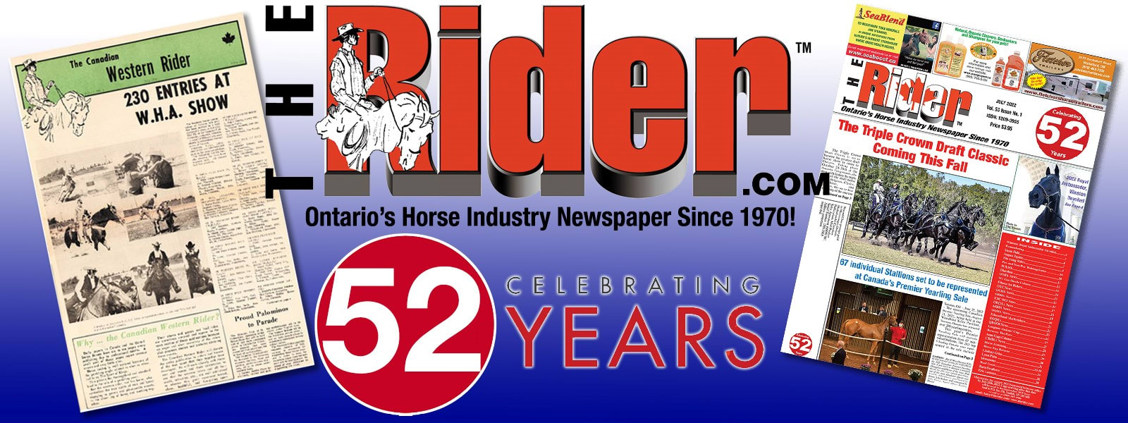 52 years the rider equestrian newspaper for ontario