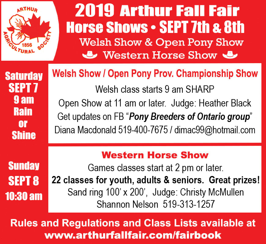 Arthur Fall Fair Horse Shows The Rider Marketplace