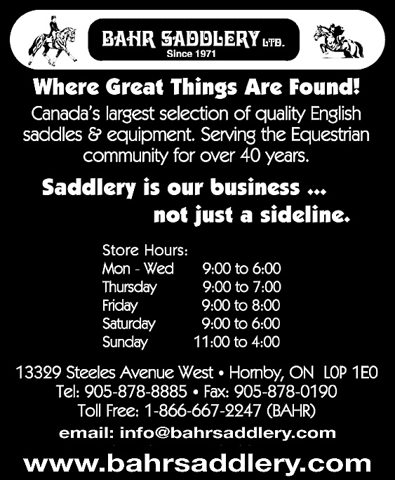 Bahr Saddlery Ltd.