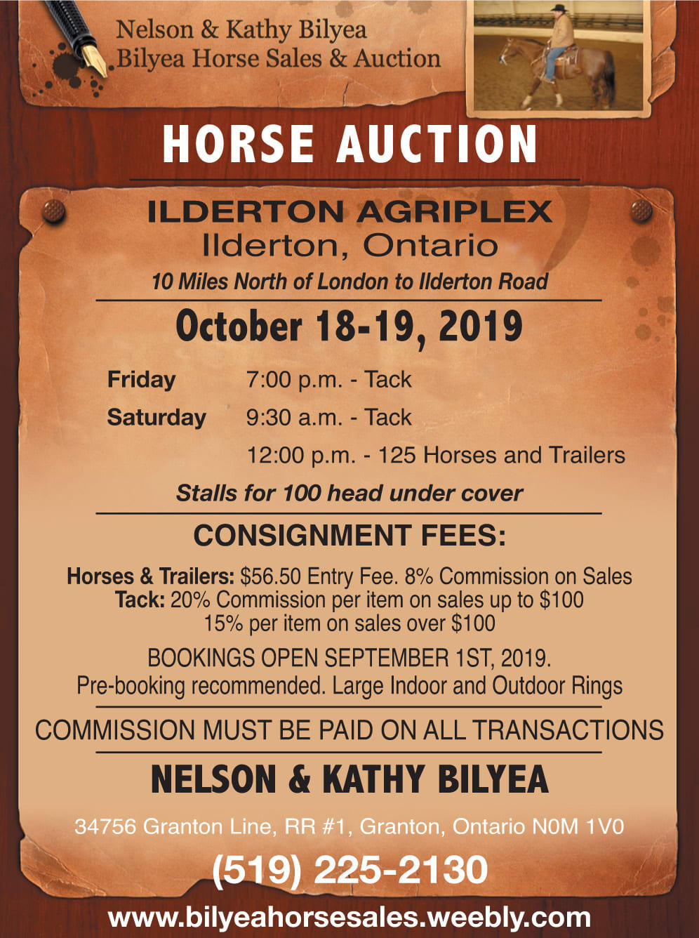 Bilyea Horse Auction