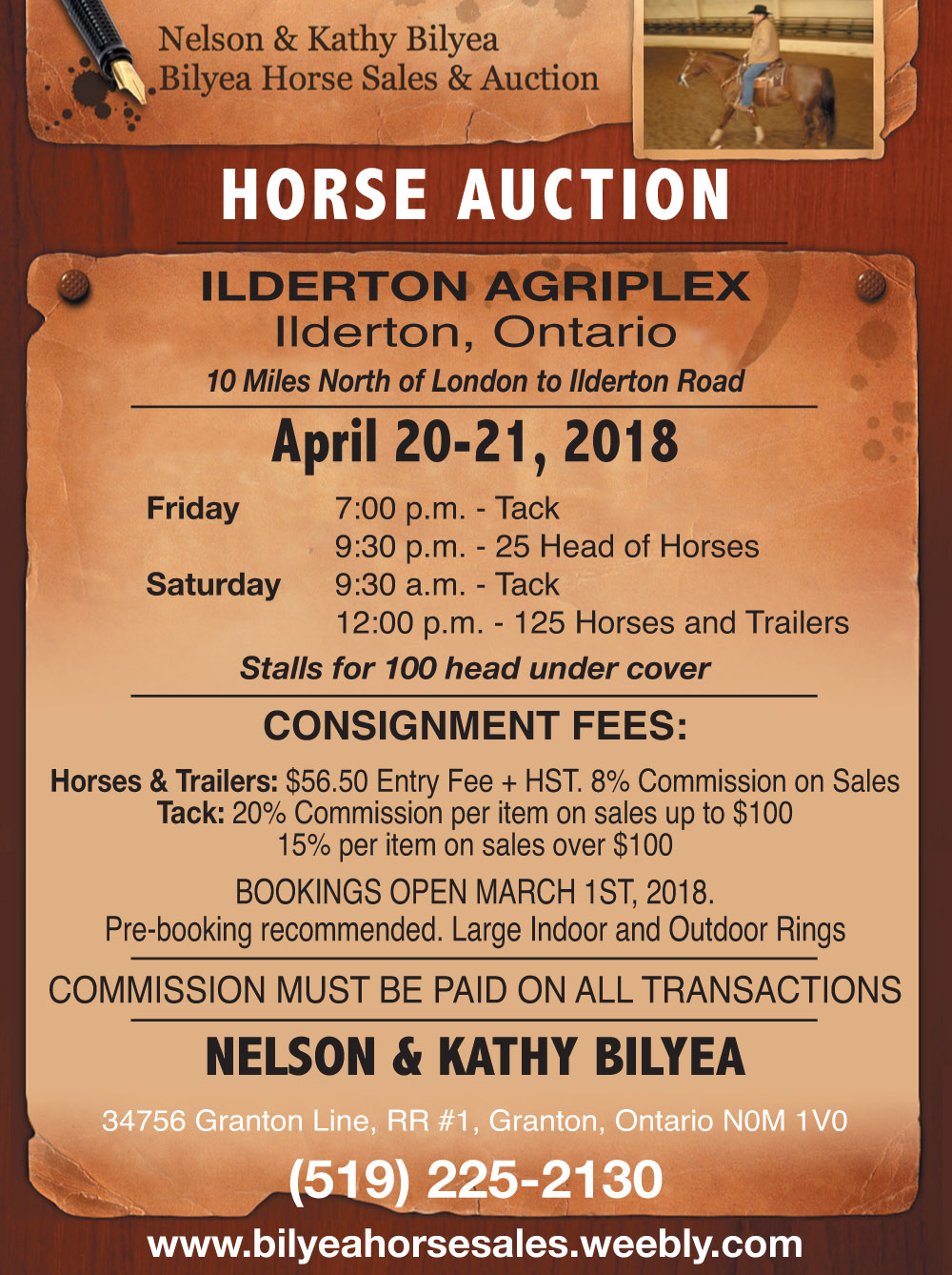 Bilyea Horse Auction