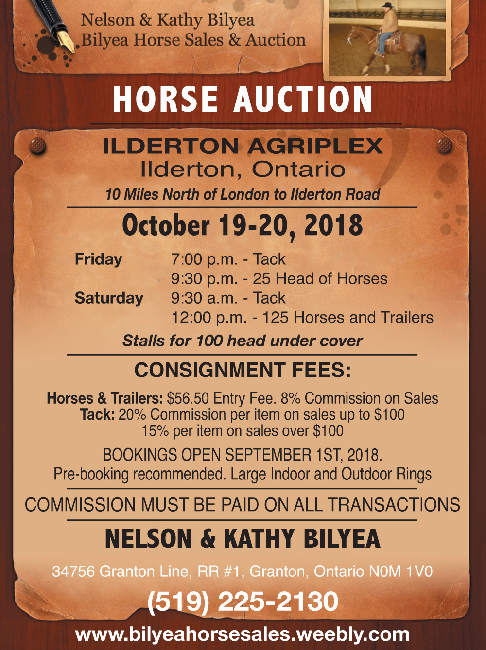 Bilyea Horse Auction