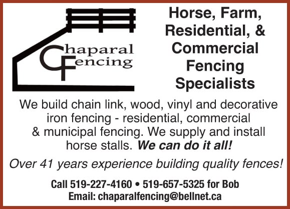 Chaparal Fencing