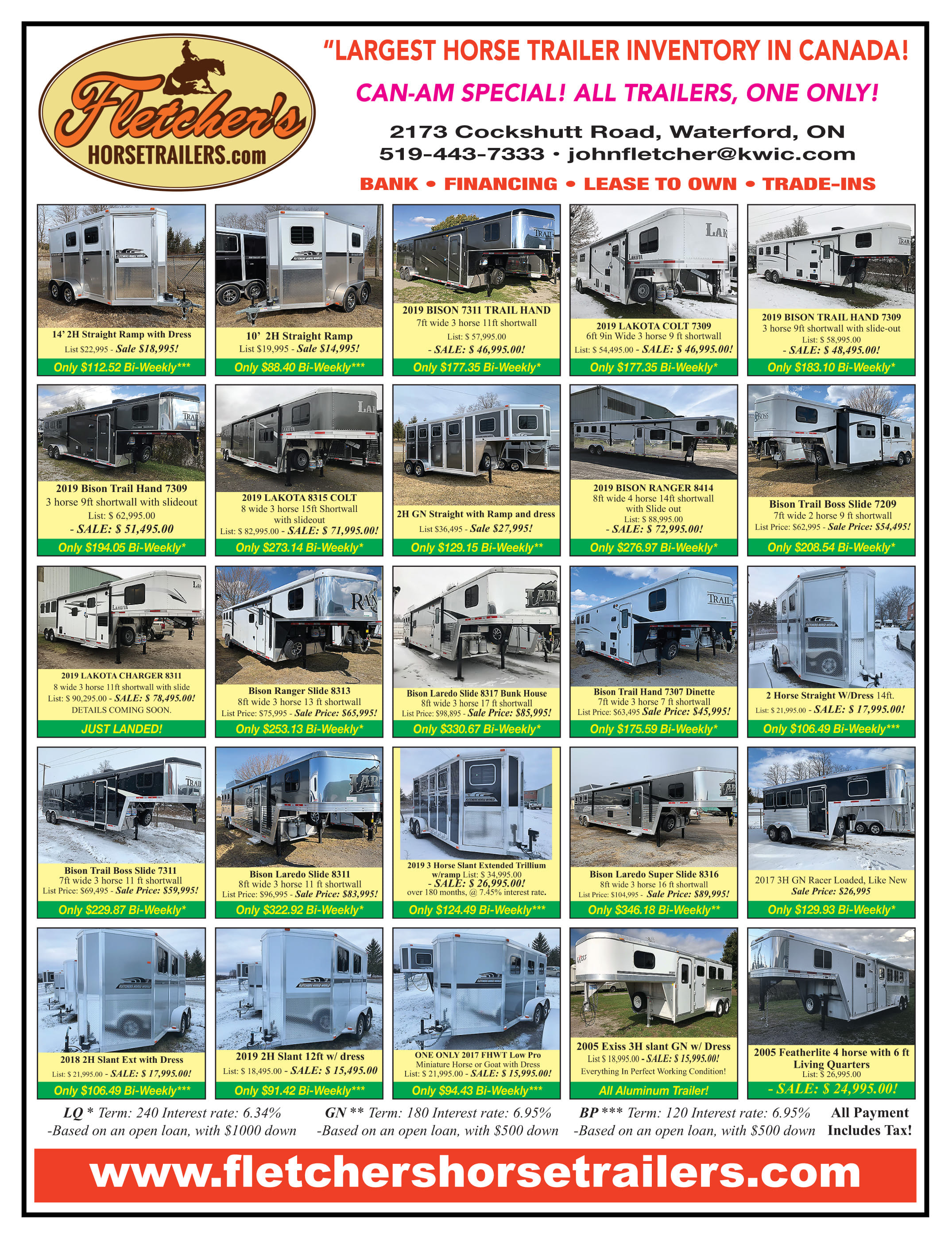 Fletcher's Horse Trailers