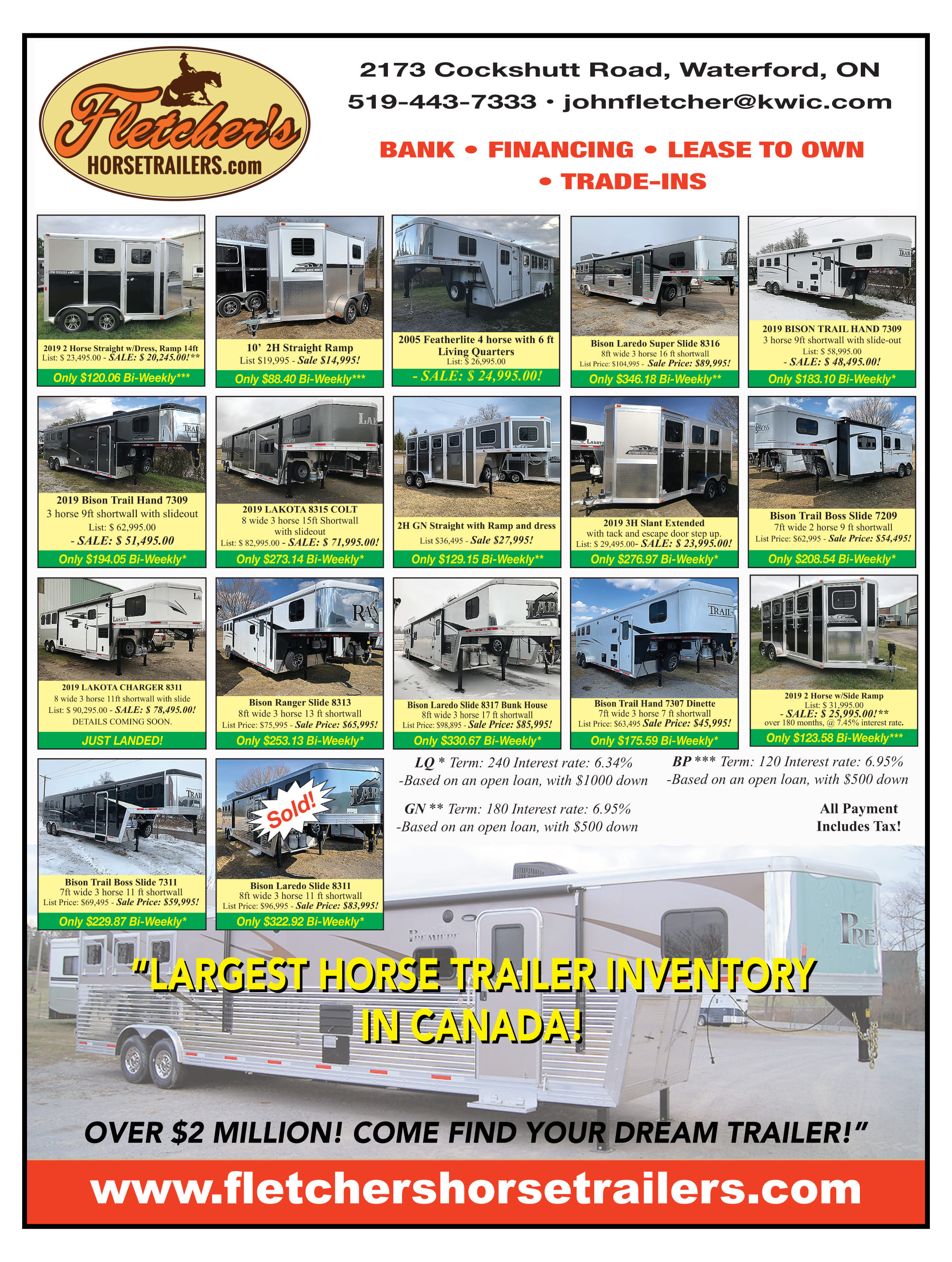 Fletcher's Horse Trailers
