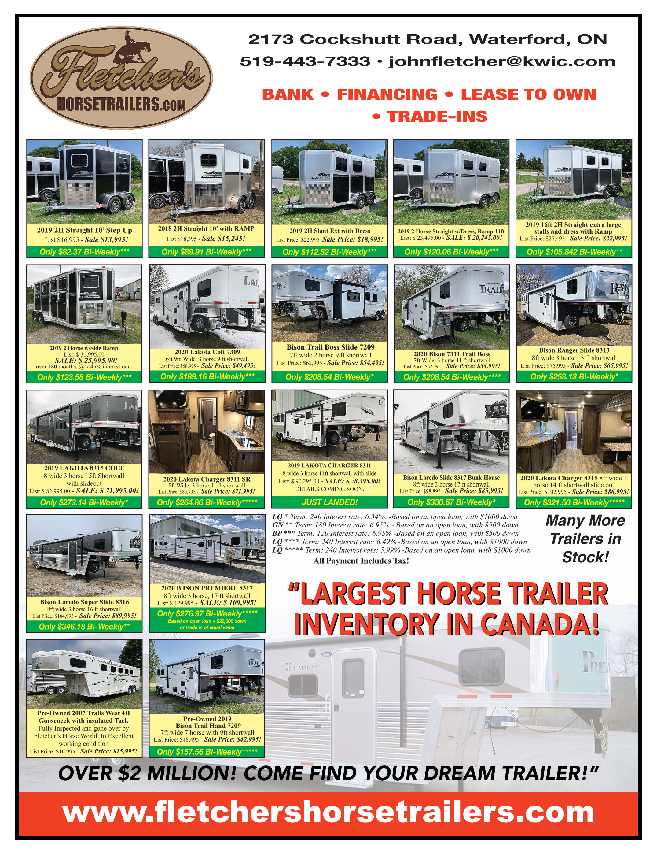 Fletcher's Horse Trailers
