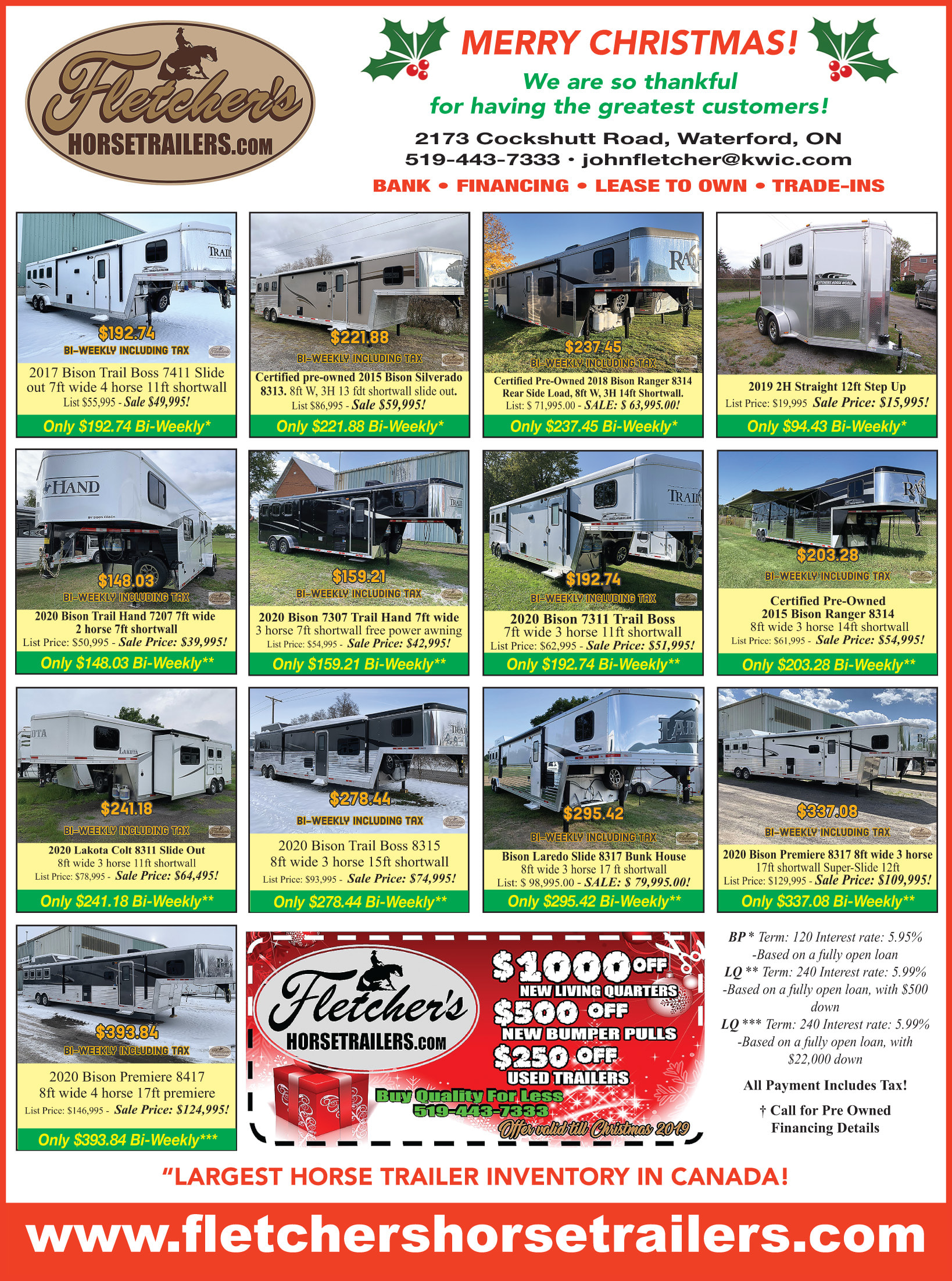 Fletcher's Horse Trailers