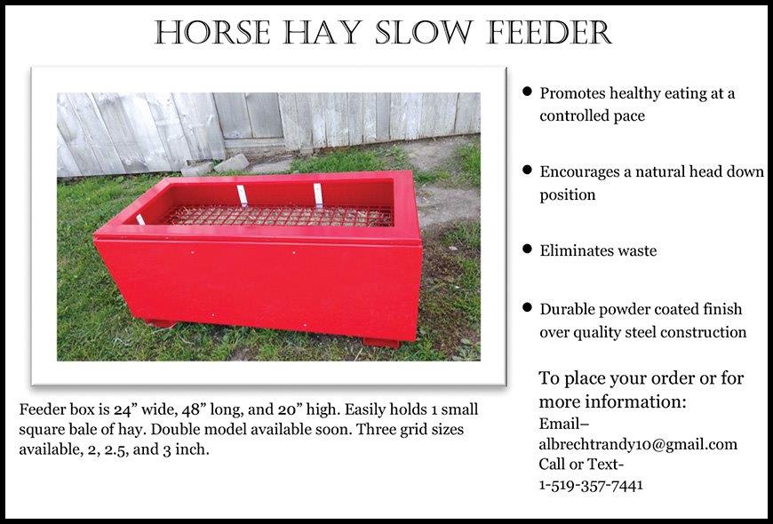 Horse Hay Slow Feeder Randy Albrecht The Rider Marketplace