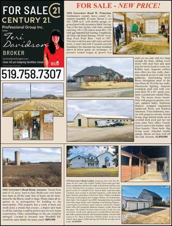Century 21 Teri Davidson ad