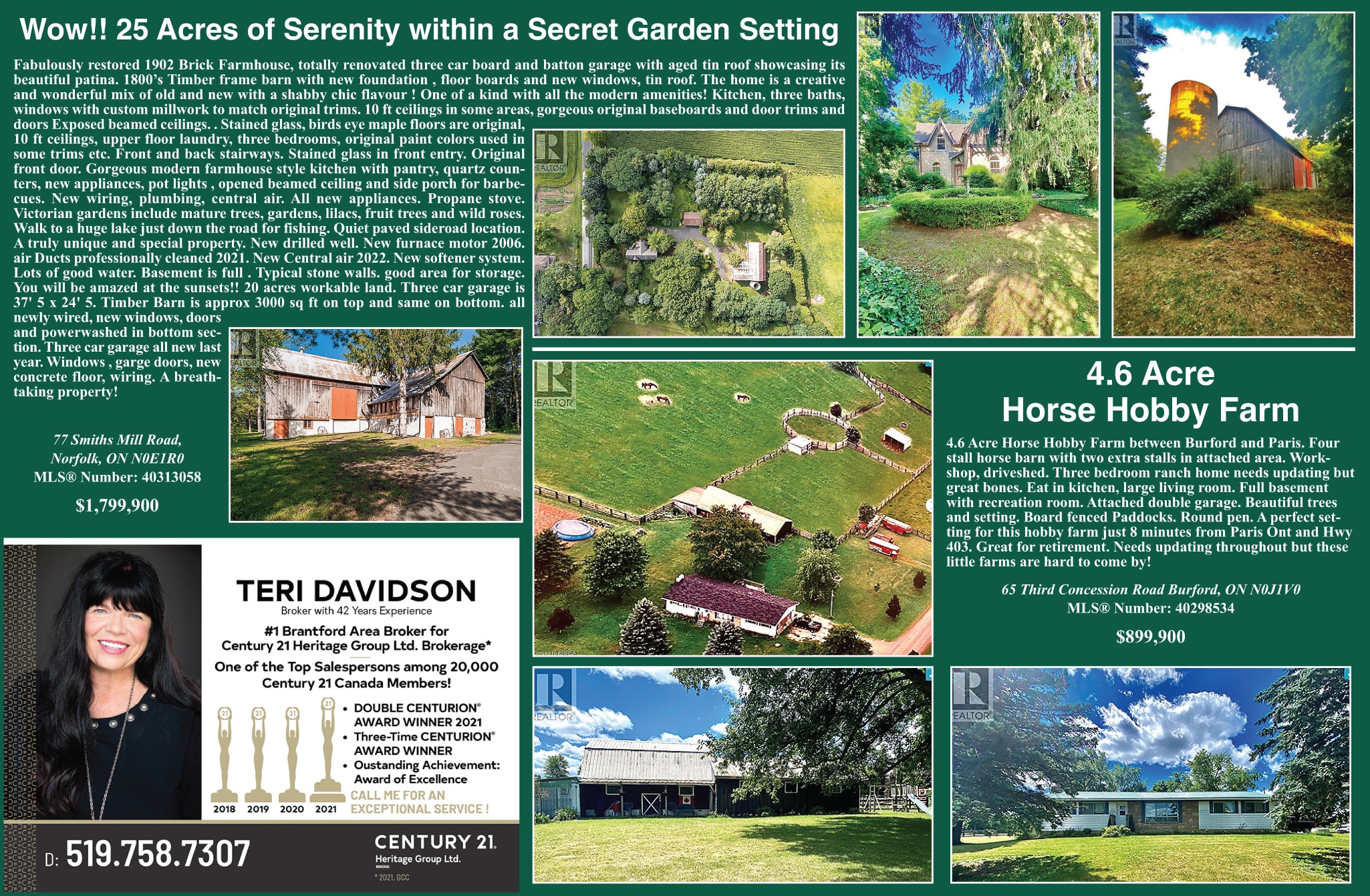 Century 21 Teri Davidson ad
