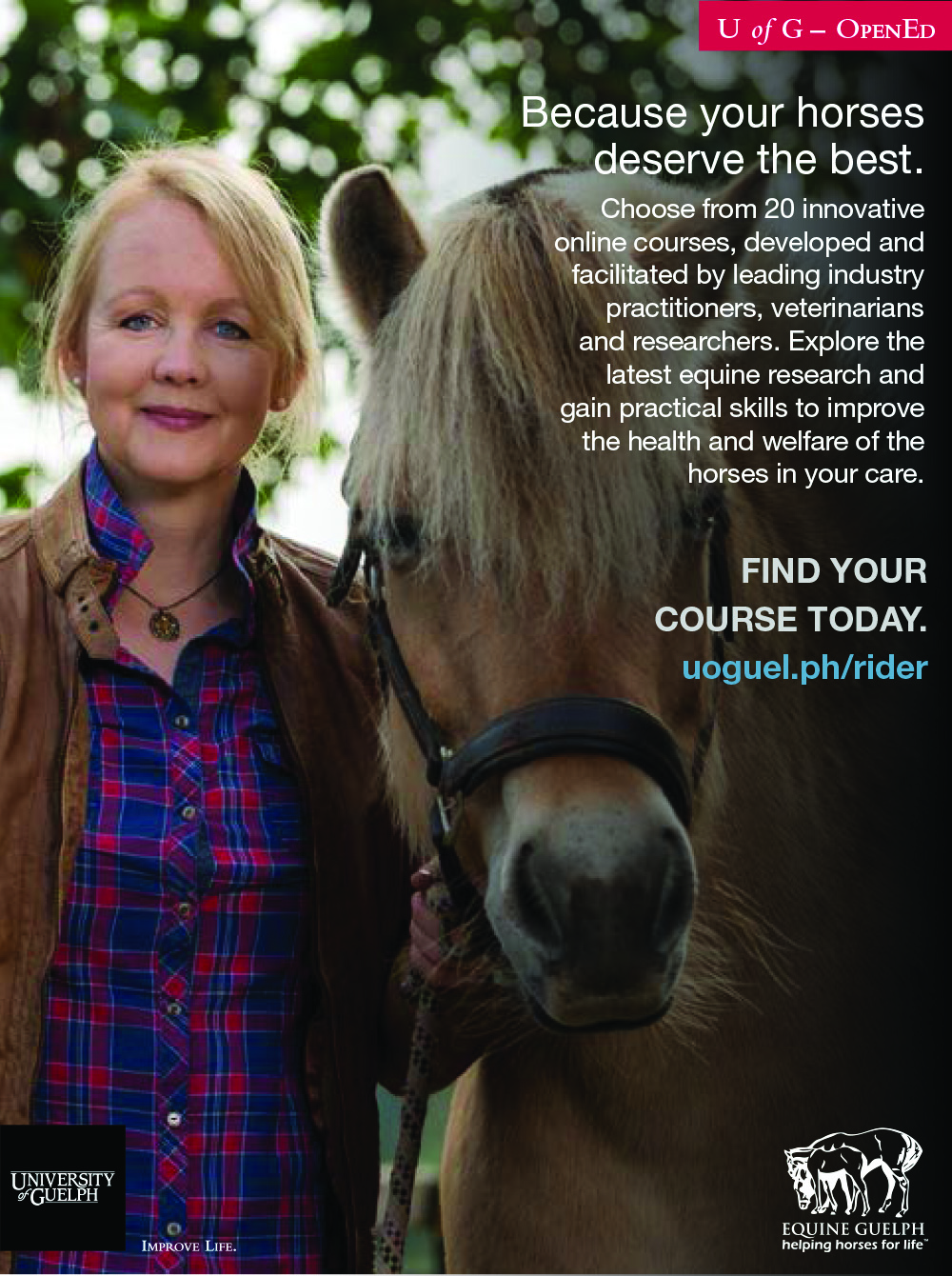 University of Guelph Equine Certificate and Diploma Programs