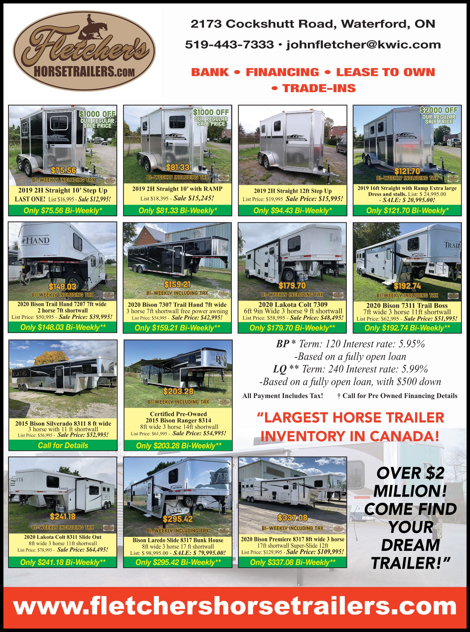 Fletcher's Horse Trailers