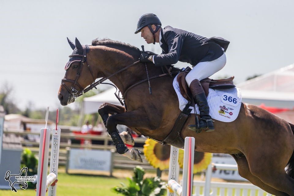 Ian Miller riding Ericson at Ottawa National Horse Show