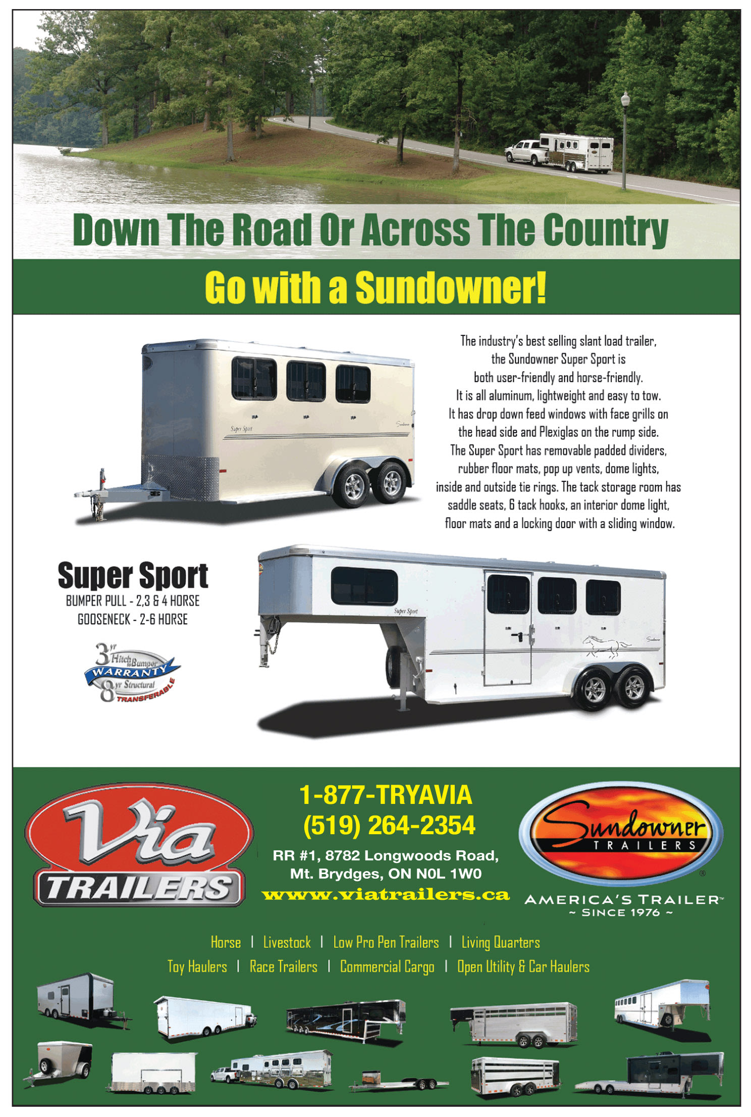 via trailers